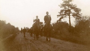 Conan Doyle riding his horse Brigadier